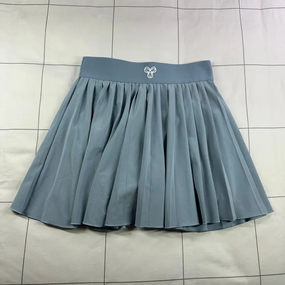 Aritzia TNA Skort Womens XS Blue Tennis Micro Pleated Athletic Sporty Pickleball